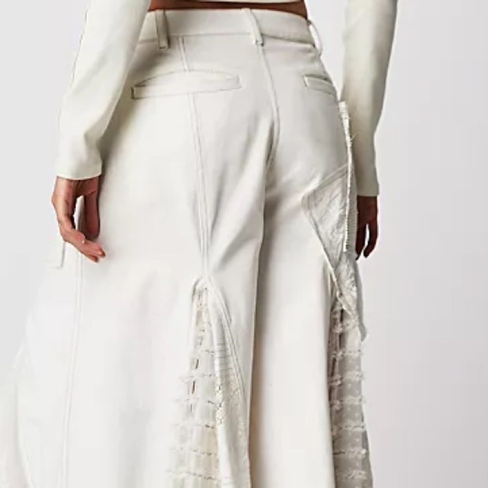 ✨HP✨ NWTS FREE PEOPLE WIDE LEG JEANS (28) - Picture 7 of 10